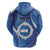 Personalized Nicaragua Independence Day 1821 Hoodie Plumeria Floral - Wonder Print Shop