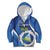 Personalized Nicaragua Independence Day 1821 Kid Hoodie Plumeria Floral - Wonder Print Shop