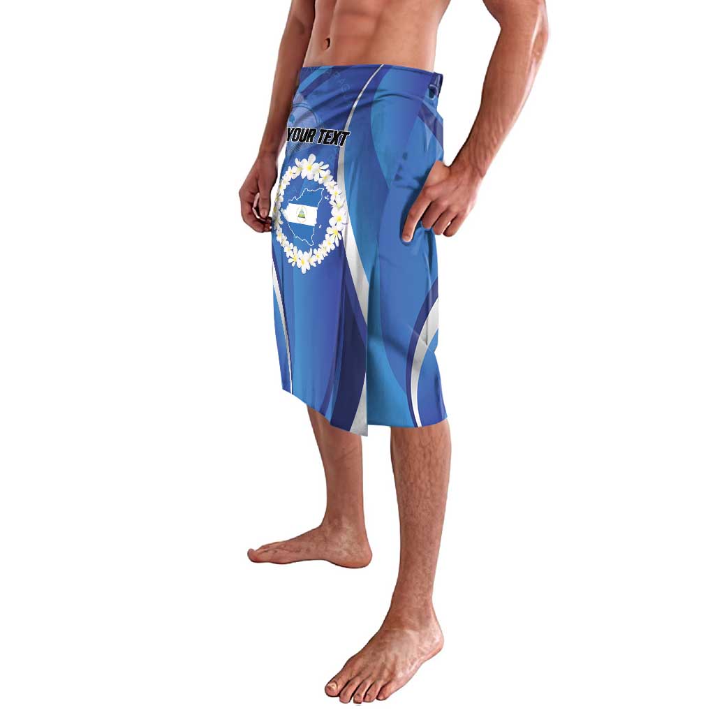 Personalized Nicaragua Independence Day 1821 Lavalava Plumeria Floral - Wonder Print Shop