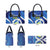 Nicaragua Independence Day 1821 Leather Bag Plumeria Floral - Wonder Print Shop