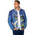 Personalized Nicaragua Independence Day 1821 Padded Jacket Plumeria Floral - Wonder Print Shop