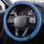Nicaragua Independence Day 1821 Steering Wheel Cover Plumeria Floral - Wonder Print Shop