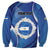 Personalized Nicaragua Independence Day 1821 Sweatshirt Plumeria Floral - Wonder Print Shop