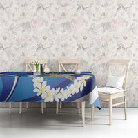 Nicaragua Independence Day 1821 Tablecloth Plumeria Floral - Wonder Print Shop