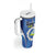 Personalized Nicaragua Independence Day 1821 Tumbler With Handle Plumeria Floral - Wonder Print Shop