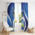 Nicaragua Independence Day 1821 Window Curtain Plumeria Floral - Wonder Print Shop