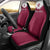 Qatar National Day Car Seat Cover Dawlat Qatar Map Islamic Pattern - Wonder Print Shop
