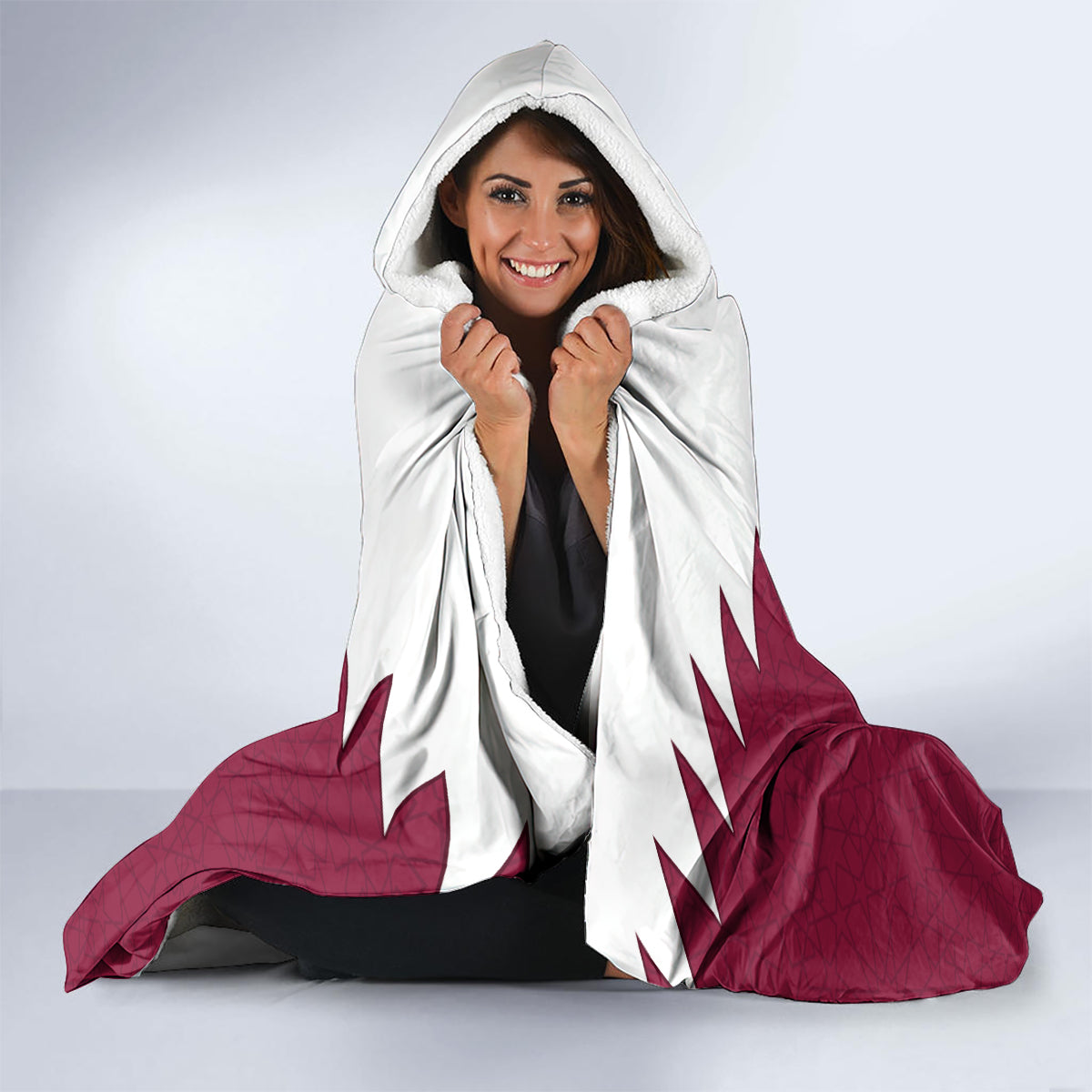 personalised-qatar-national-day-hooded-blanket-dawlat-qatar-map-islamic-pattern