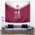 Qatar National Day Tapestry Dawlat Qatar Map Islamic Pattern - Wonder Print Shop