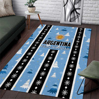 Argentina Christmas Area Rug Feliz Navidad Sol de Mayo - Wonder Print Shop