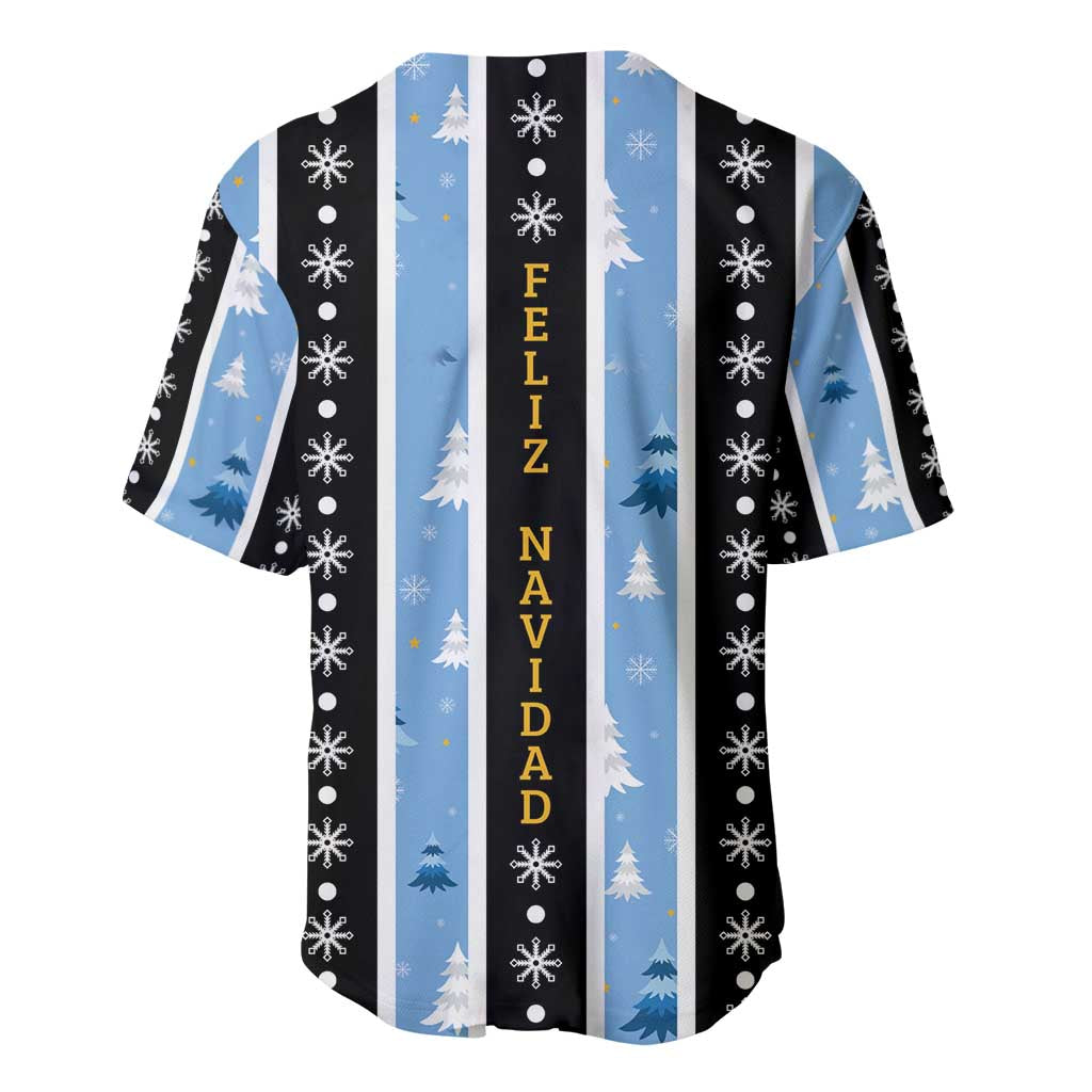Argentina Christmas Baseball Jersey Feliz Navidad Sol de Mayo - Wonder Print Shop