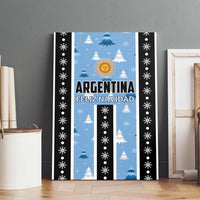 Argentina Christmas Canvas Wall Art Feliz Navidad Sol de Mayo - Wonder Print Shop