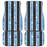 Argentina Christmas Car Mats Feliz Navidad Sol de Mayo - Wonder Print Shop
