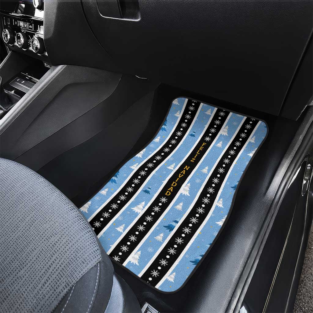 Argentina Christmas Car Mats Feliz Navidad Sol de Mayo - Wonder Print Shop