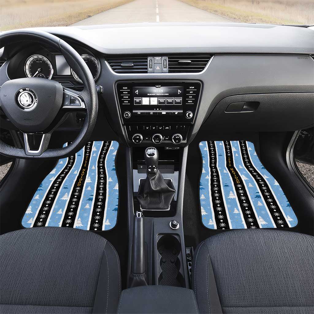 Argentina Christmas Car Mats Feliz Navidad Sol de Mayo - Wonder Print Shop