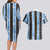 Argentina Christmas Couples Matching Long Sleeve Bodycon Dress and Hawaiian Shirt Feliz Navidad Sol de Mayo - Wonder Print Shop