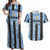 Argentina Christmas Couples Matching Off Shoulder Maxi Dress and Hawaiian Shirt Feliz Navidad Sol de Mayo - Wonder Print Shop