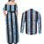 Argentina Christmas Couples Matching Off Shoulder Maxi Dress and Long Sleeve Button Shirt Feliz Navidad Sol de Mayo - Wonder Print Shop