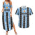 Argentina Christmas Couples Matching Summer Maxi Dress and Hawaiian Shirt Feliz Navidad Sol de Mayo - Wonder Print Shop