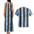Argentina Christmas Couples Matching Tank Maxi Dress and Hawaiian Shirt Feliz Navidad Sol de Mayo - Wonder Print Shop