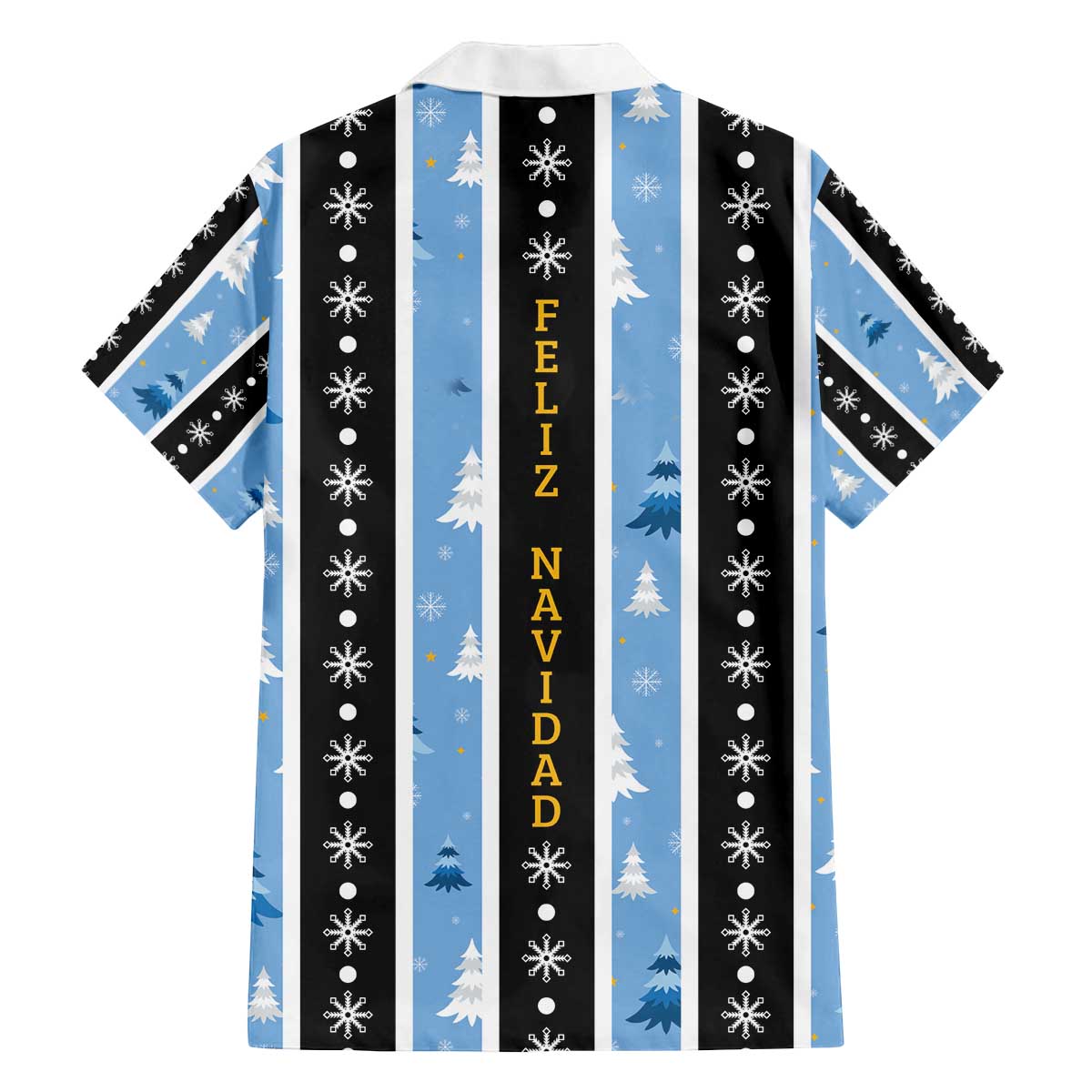 Argentina Christmas Family Matching Off The Shoulder Long Sleeve Dress and Hawaiian Shirt Feliz Navidad Sol de Mayo - Wonder Print Shop