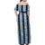 Argentina Christmas Family Matching Off Shoulder Maxi Dress and Hawaiian Shirt Feliz Navidad Sol de Mayo - Wonder Print Shop
