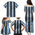 Argentina Christmas Family Matching Puletasi and Hawaiian Shirt Feliz Navidad Sol de Mayo - Wonder Print Shop