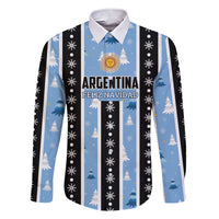Argentina Christmas Family Matching Short Sleeve Bodycon Dress and Hawaiian Shirt Feliz Navidad Sol de Mayo - Wonder Print Shop