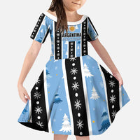 Argentina Christmas Family Matching Summer Maxi Dress and Hawaiian Shirt Feliz Navidad Sol de Mayo - Wonder Print Shop