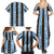 Argentina Christmas Family Matching Summer Maxi Dress and Hawaiian Shirt Feliz Navidad Sol de Mayo - Wonder Print Shop