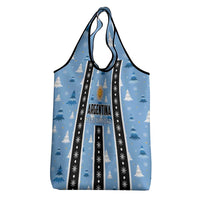 Argentina Christmas Grocery Bag Feliz Navidad Sol de Mayo