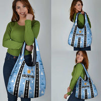Argentina Christmas Grocery Bag Feliz Navidad Sol de Mayo