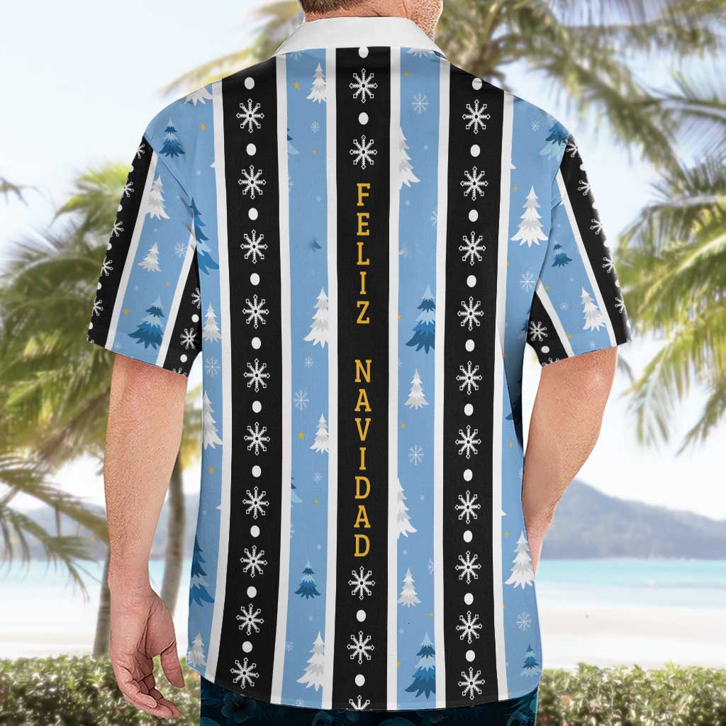 Argentina Christmas Hawaiian Shirt Feliz Navidad Sol de Mayo - Wonder Print Shop