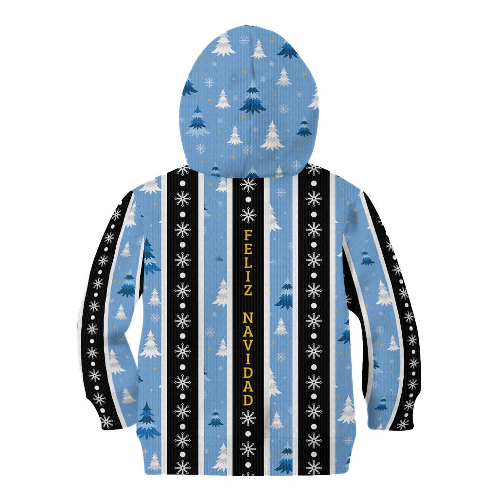 Argentina Christmas Kid Hoodie Feliz Navidad Sol de Mayo - Wonder Print Shop