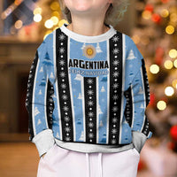 Argentina Christmas Kid Ugly Christmas Sweater Feliz Navidad Sol de Mayo - Wonder Print Shop