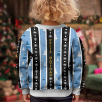 Argentina Christmas Kid Ugly Christmas Sweater Feliz Navidad Sol de Mayo - Wonder Print Shop