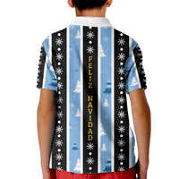 Argentina Christmas Kid Polo Shirt Feliz Navidad Sol de Mayo - Wonder Print Shop