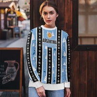 Argentina Christmas Ugly Christmas Sweater Feliz Navidad Sol de Mayo - Wonder Print Shop
