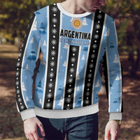 Argentina Christmas Ugly Christmas Sweater Feliz Navidad Sol de Mayo - Wonder Print Shop