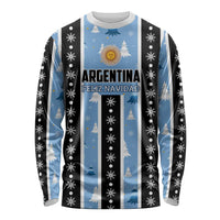 Argentina Christmas Long Sleeve Shirt Feliz Navidad Sol de Mayo - Wonder Print Shop