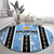 Argentina Christmas Round Carpet Feliz Navidad Sol de Mayo