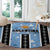 Argentina Christmas Round Carpet Feliz Navidad Sol de Mayo