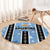Argentina Christmas Round Carpet Feliz Navidad Sol de Mayo