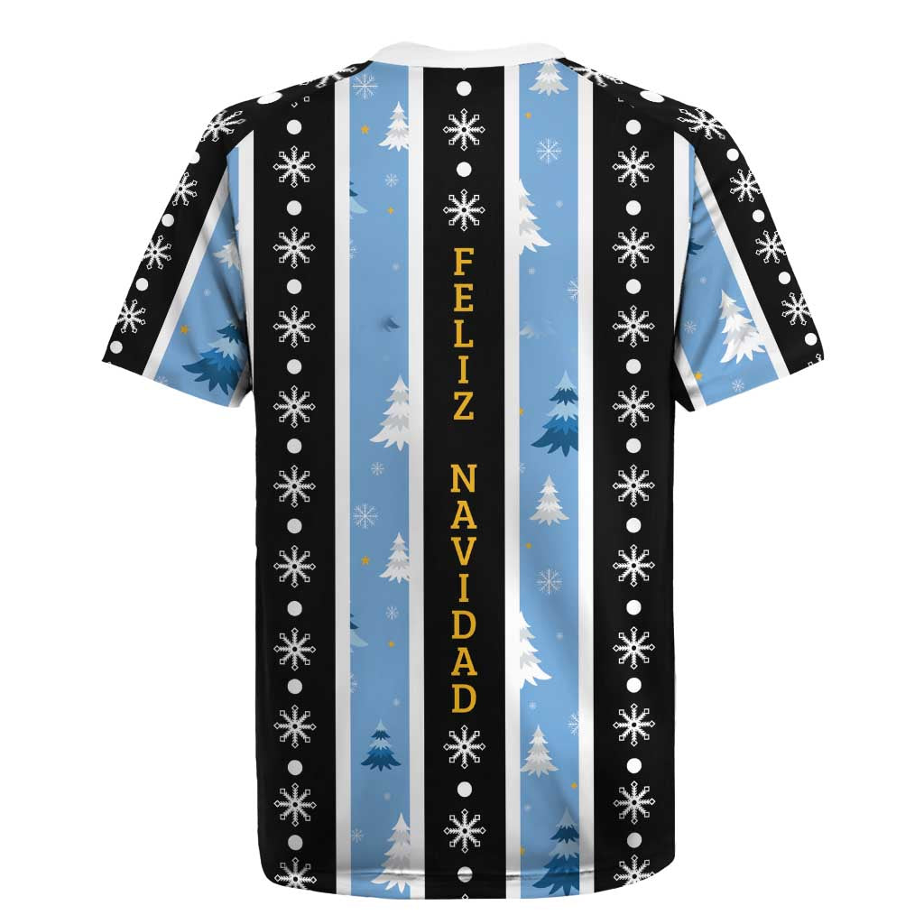 Argentina Christmas Rugby Jersey Feliz Navidad Sol de Mayo - Wonder Print Shop
