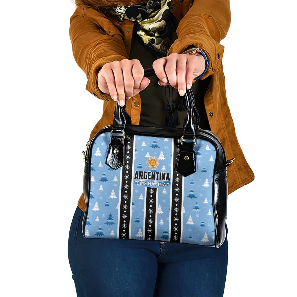 Argentina Christmas Shoulder Handbag Feliz Navidad Sol de Mayo