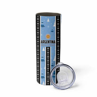 Argentina Christmas Skinny Tumbler Feliz Navidad Sol de Mayo - Wonder Print Shop