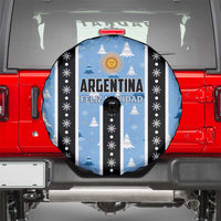 Argentina Christmas Spare Tire Cover Feliz Navidad Sol de Mayo - Wonder Print Shop
