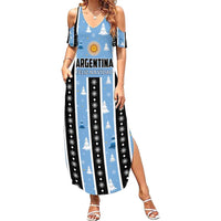Argentina Christmas Summer Maxi Dress Feliz Navidad Sol de Mayo - Wonder Print Shop