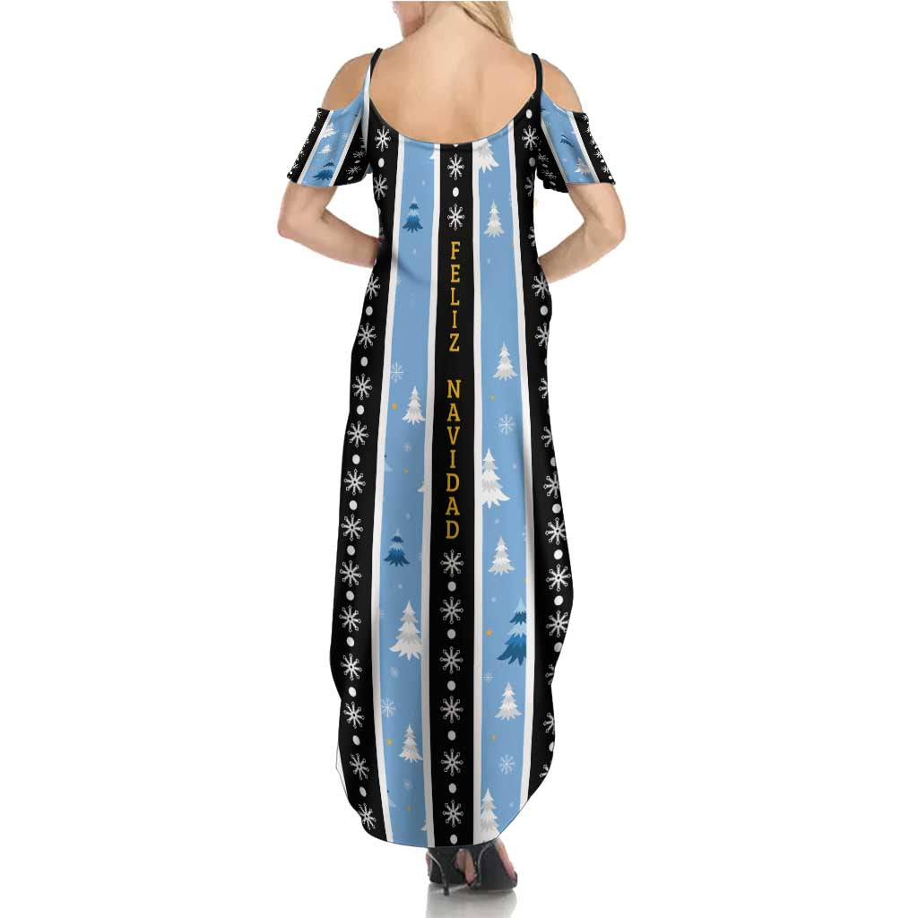 Argentina Christmas Summer Maxi Dress Feliz Navidad Sol de Mayo - Wonder Print Shop