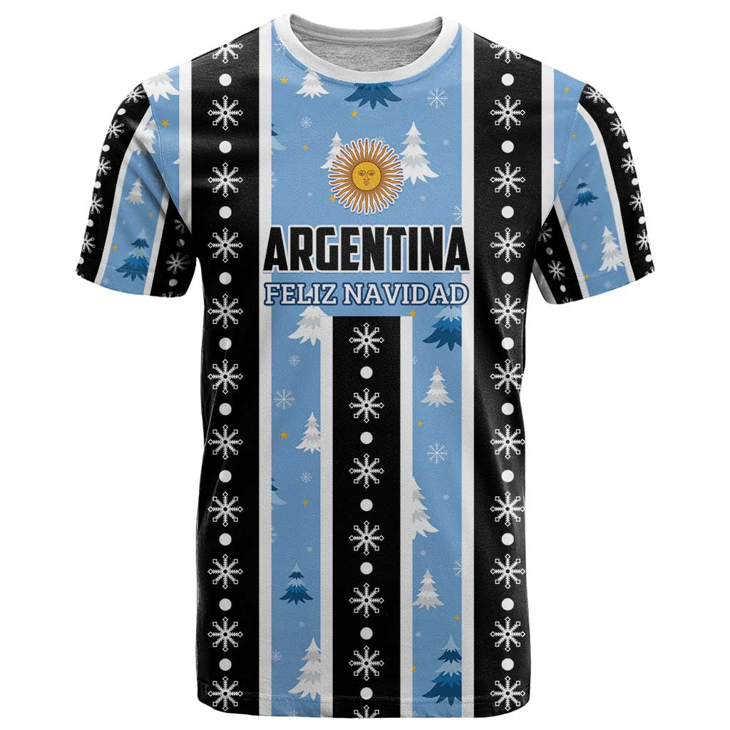 Argentina Christmas T Shirt Feliz Navidad Sol de Mayo - Wonder Print Shop